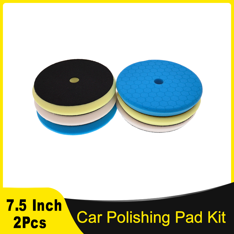 Polish Pad Set Buffer - 7.5인치 자동차 광택 패드 키트, 거친
