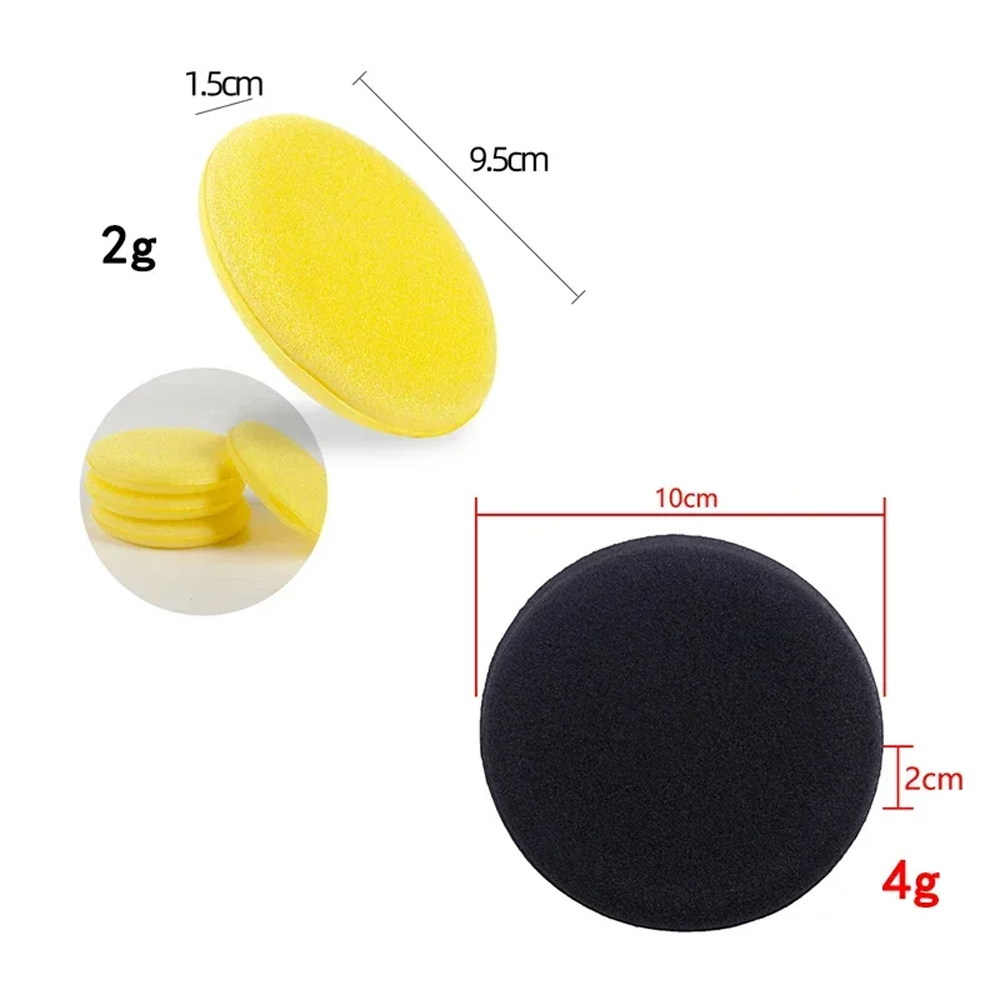 50pcs 라운드 자동차 울트라 소프트 폼 왁싱 패드  - Wax Applicator Pad 리뷰 및 가격