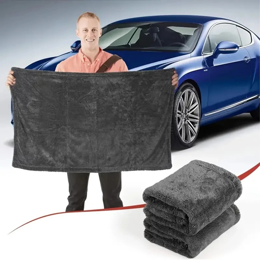 대형 짙은 회색 자동차 마이크로 화이버 타월 강력 흡수 - Microfiber Towel Detailing 리뷰 및 가격