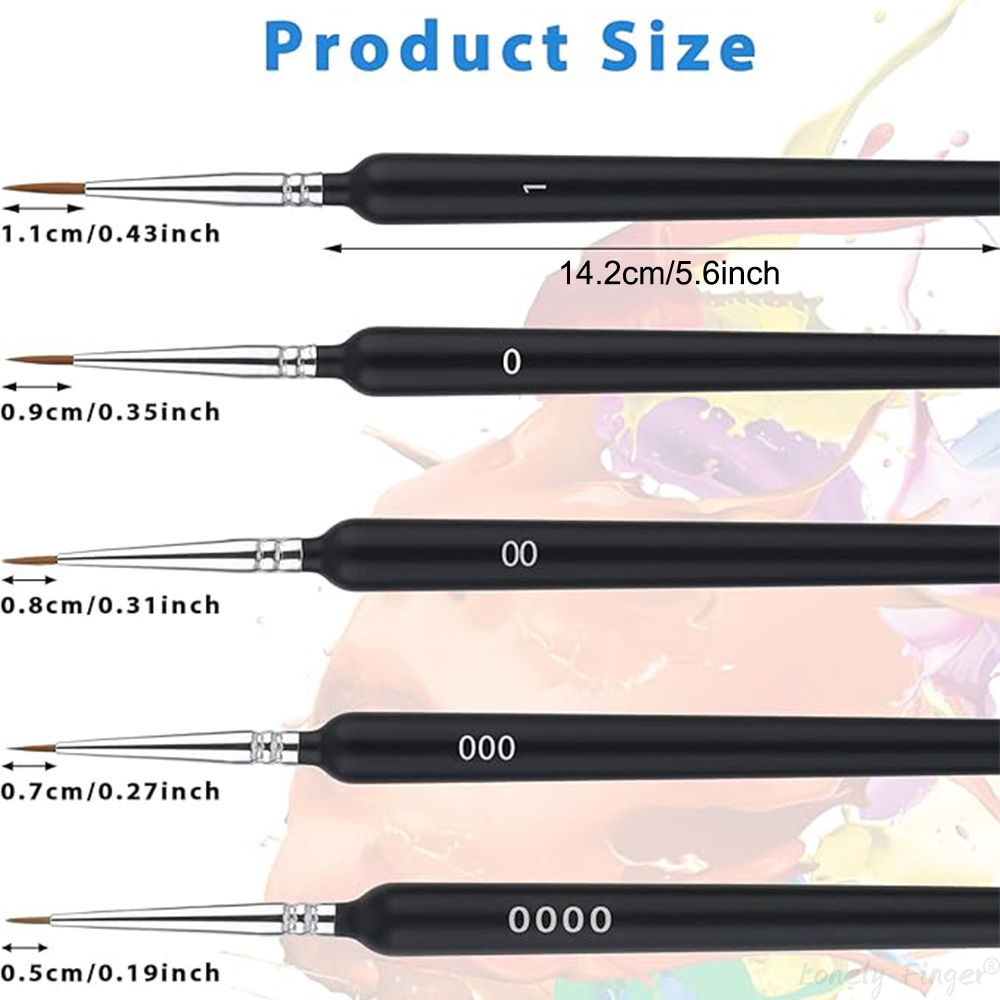 5/11Pcs 페인트 브러쉬 세트, 미니어처 페인팅을  - Detailing Brush Set 리뷰 및 가격