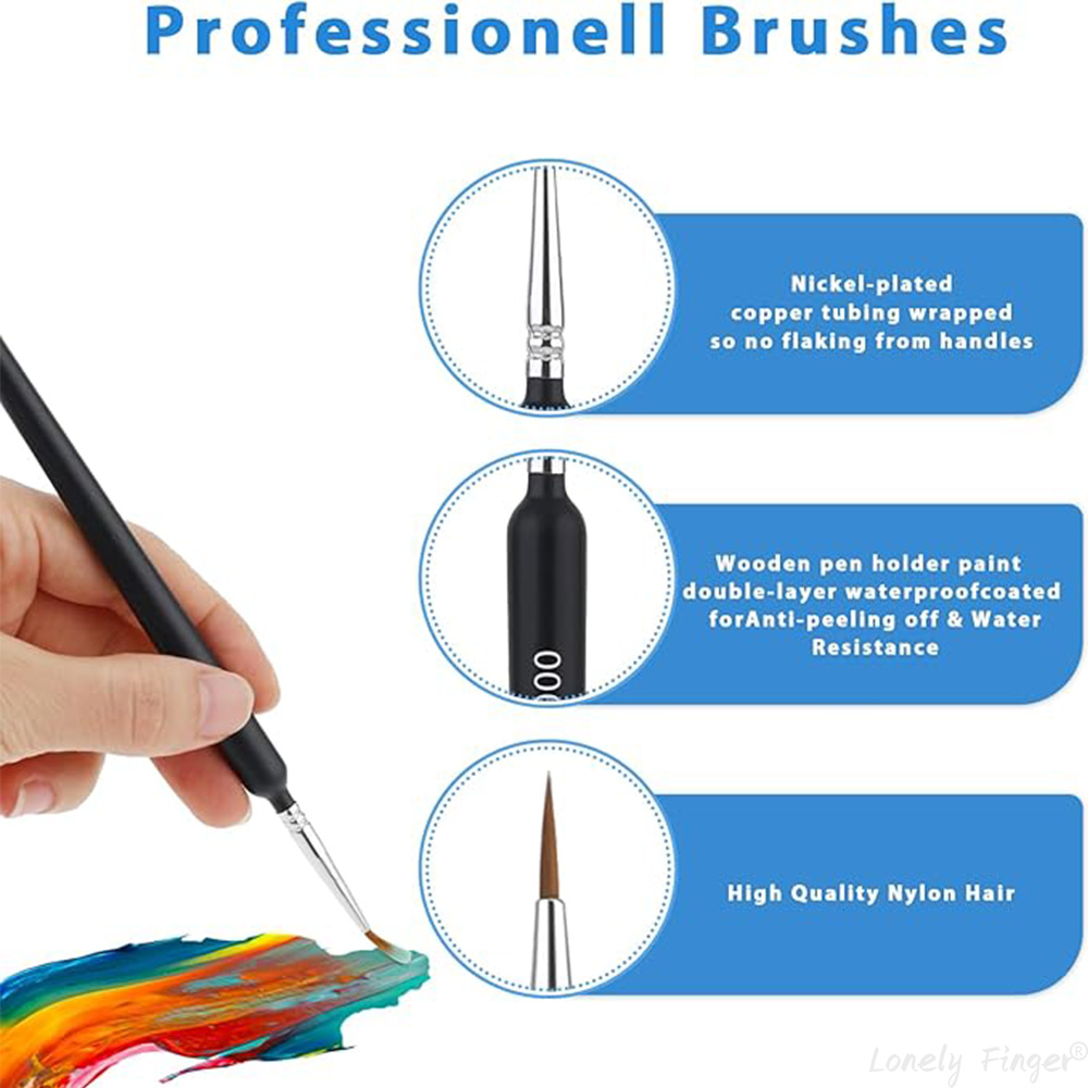 5/11Pcs 페인트 브러쉬 세트, 미니어처 페인팅을  - Detailing Brush Set 리뷰 및 가격