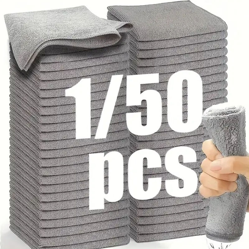 1/50pcs 마이크로 화이버 청소 천 세척을위한 흡수 - Microfiber Towel Detailing 리뷰 및 가격